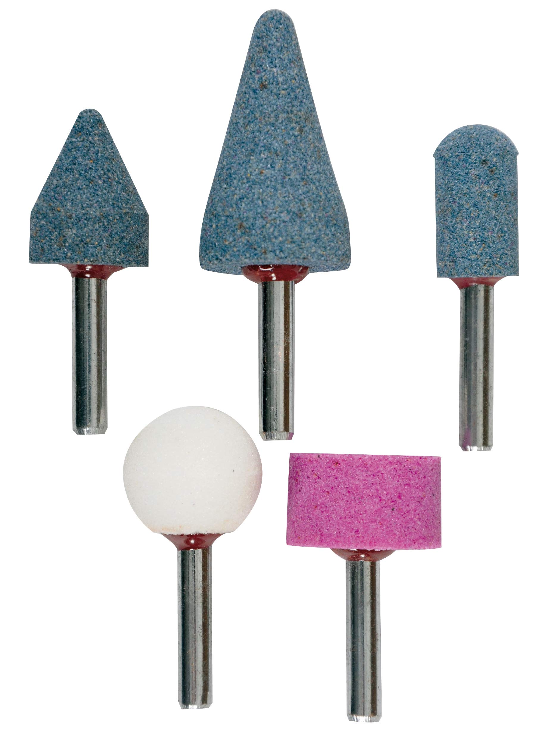 KWB Mounted Grinding Points Set for Use with Cordless and Electric Drills, 5-Piece