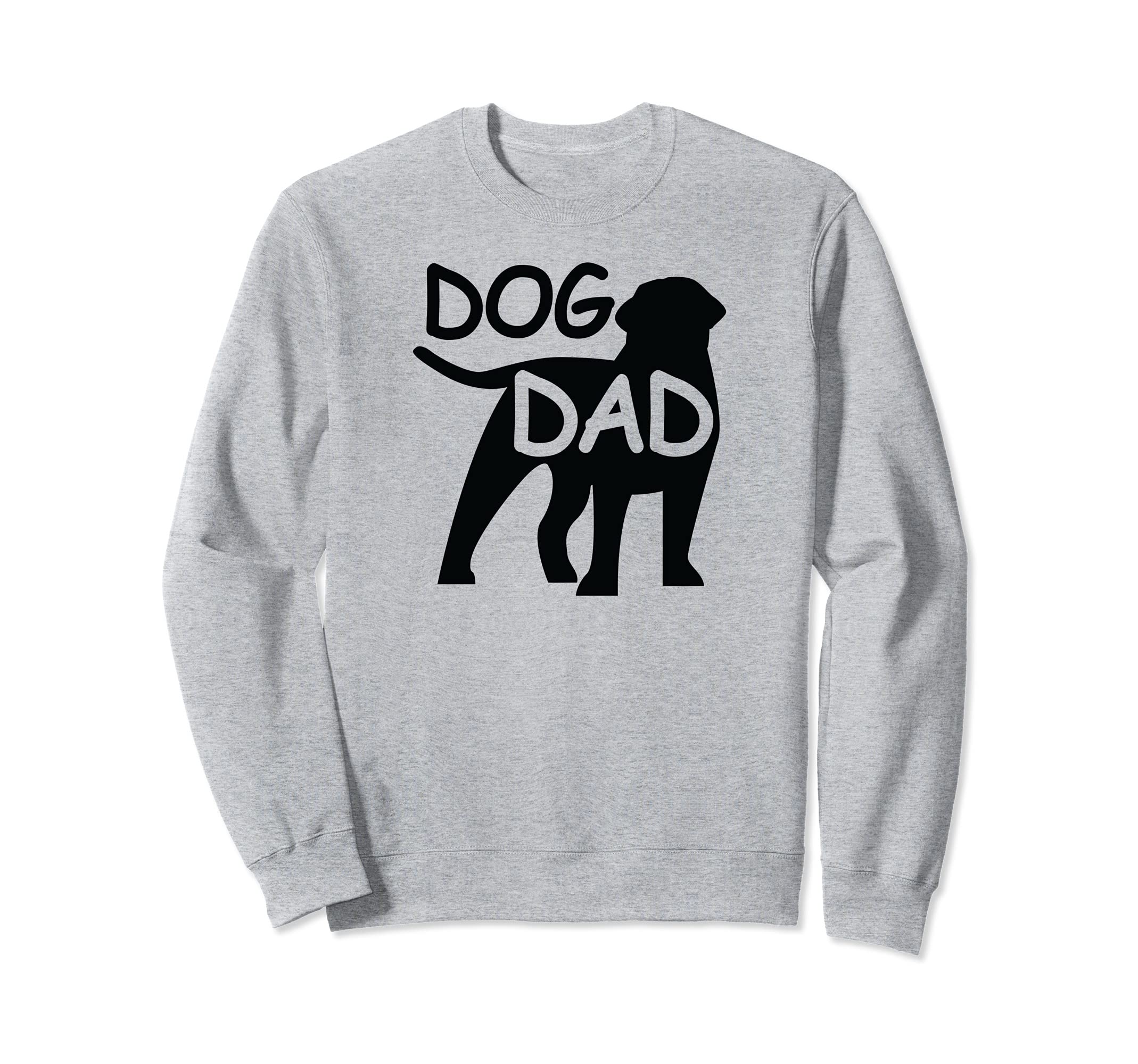 Best Dog Dad Men Doggy Bark Bone Fathers Day Boy Puppy Male Sweatshirt