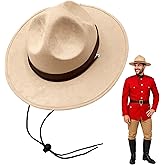 Nicky Bigs Novelties Adult Sergeant Campaign Park Ranger Hat Mountie Trooper Patrol Costume Accessory