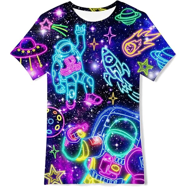 Ajnuspg Kids 3D Printed T-Shirts - Soft Polyester Crewneck Tees For Boys & Girls | XS To XL Sizes - View #5
