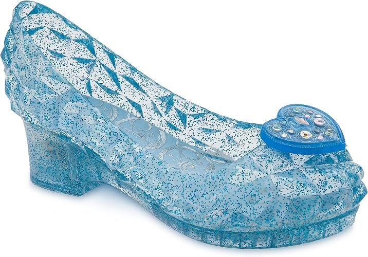 Disney Cinderella Lightup Costume Shoes for Kids Blue Blue Size 13/1