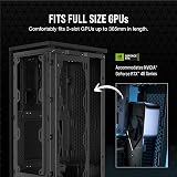 Corsair 2000D AIRFLOW Mini-ITX PC Case Steel Mesh 3-Slot GPU USB-C Black view 4