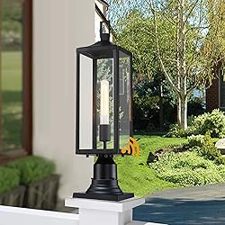 21.3 Inch Outdoor Lamp Post Light Fixture Dusk to