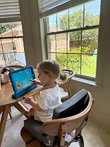 PandaEar Toddler Booster Seat with Backrest Travel High Chair Cushion view 7