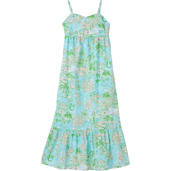 Amazon.com: Lilly Pulitzer Girls Mini Kailua Maxi Dress (Toddler/Little  Kid/Big Kid), Multi Royal Coral, Small: Clothing, Shoes & Jewelry