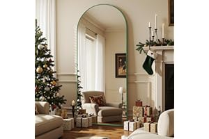Antok Arch Floor Mirror, 58"x18" Full Length Mirror - Freestanding Full Body Mirror with Stand for Bedroom or Living Room (Pistachio)