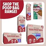 Rosewood Rosewood Dog Poo Bags with Handles 500 Pack Refill Rolls Vanilla view 7