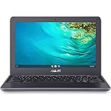 ASUS Chromebook C203XA Rugged & Spill Resistant Laptop, 11.6" HD, 180 Degree, MediaTek Quad-Core Processor, 4GB RAM, 32GB eMM
