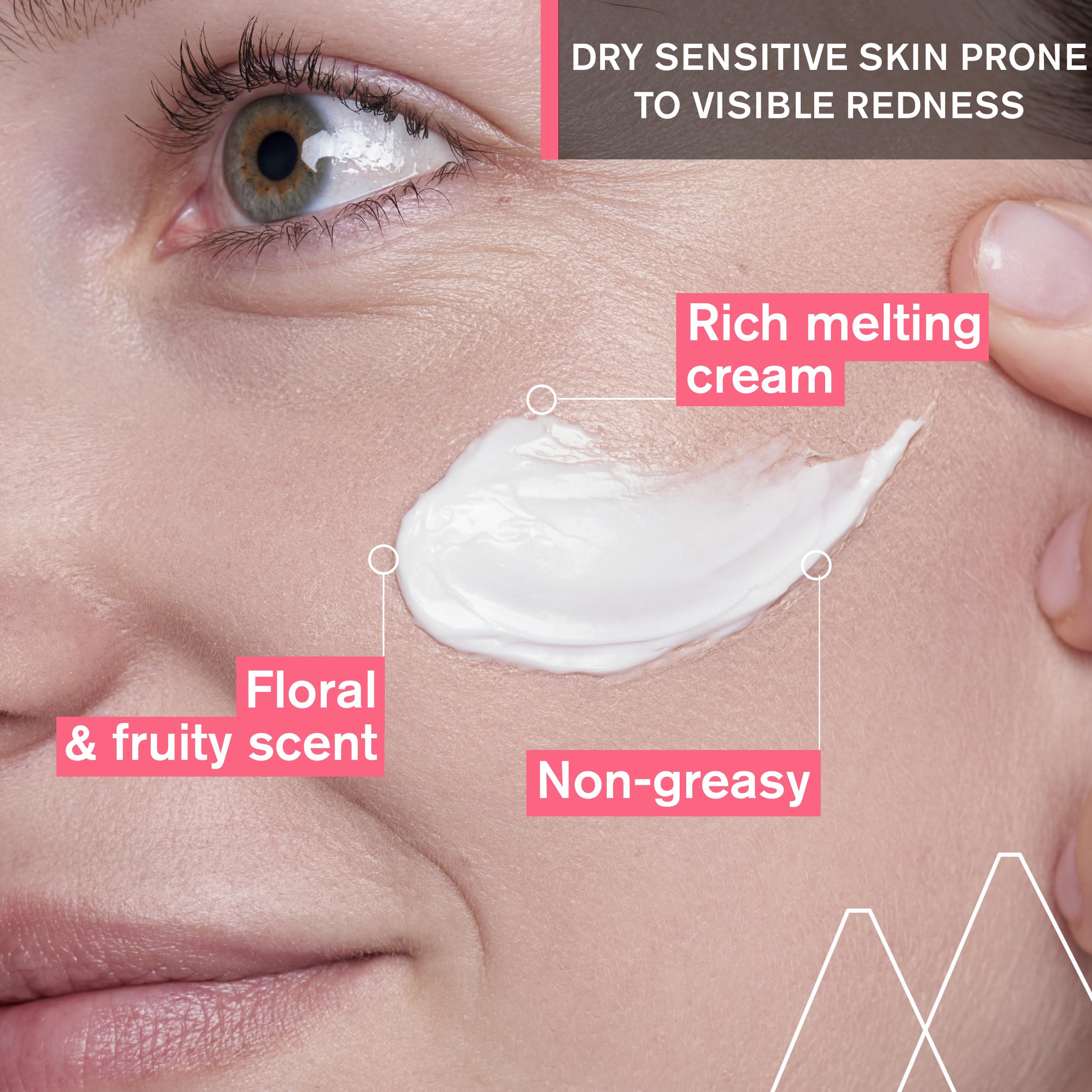 Uriage Roséliane Anti-redness Rich Cream | With Green Pearls, Shea Butter, Ginseng & Algae Extracts, Soothes, Hydrates, Reduces Redness, Paraben-Free, Non-Comedogenic, 50 mL / 1.69 fl oz
