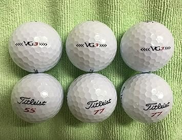 Amazon Aランク ロゴなし タイトリスト Vg3 16年モデル レインボーパール 12個セット ロストボール タイトリスト Titleist ゴルフボール