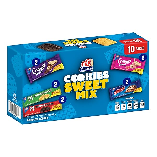 GAMESA SWEET MIX COOKIES VARIETY PACK, 17.2 OZ