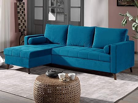 Bestmobilier Polar Canapé Dangle Réversible Convertible