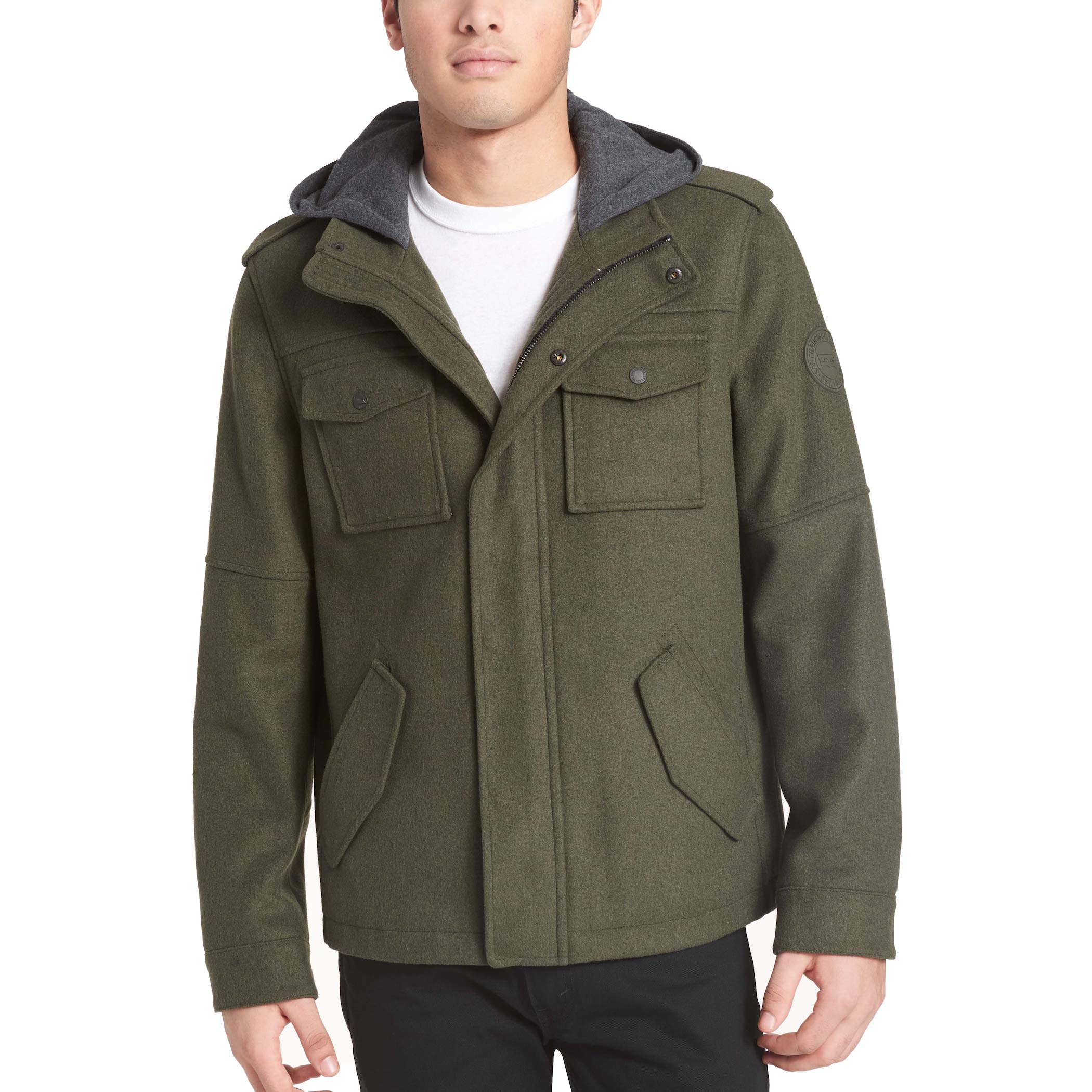 Actualizar 109+ imagen men's levi's woolblend hooded military jacket