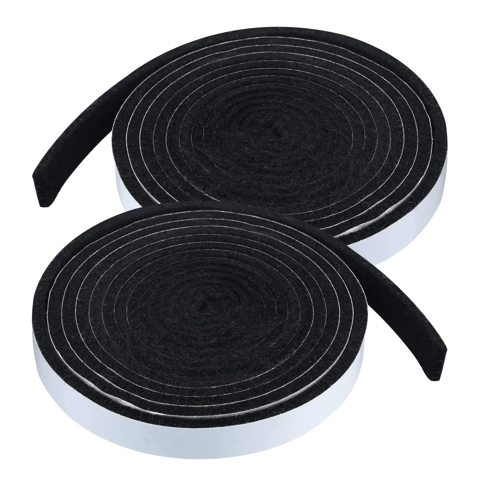 Carkio BBQ Gasket High Heat Temp Seal, Smoker Gasket 19.6 FT Long BBQ Smoker Self Stick Seal Tape, 3/4 "x 1/8" BBQ Gasket Smoker for Smokers and BBQ Lid,Outdoor Products