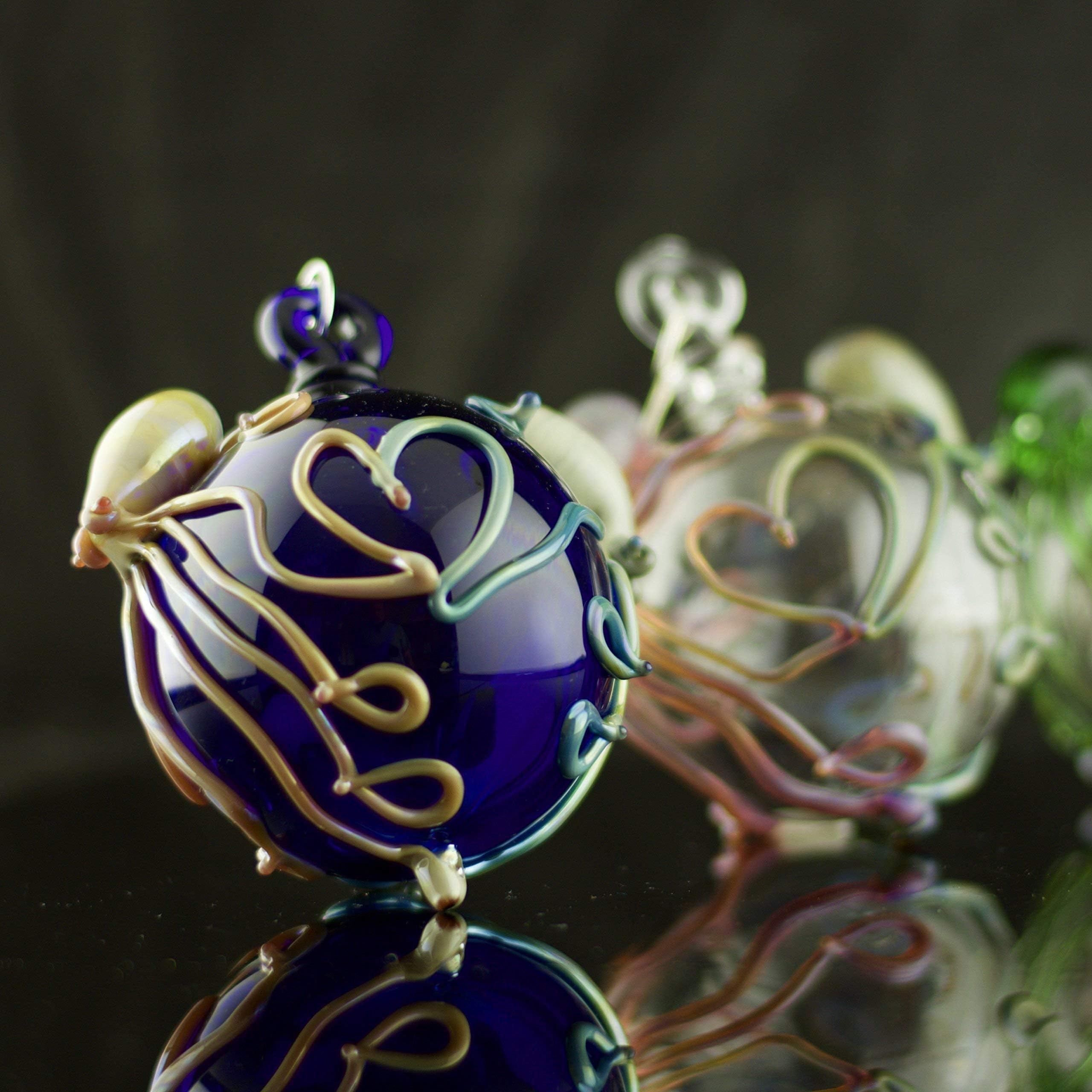 Octopi my Heart Large Hand Blown Ornament