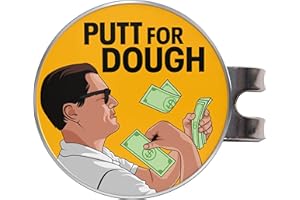 Shanker Golf - Funny Golf Ball Markers with Hat Clip - Funny Golf Accessories