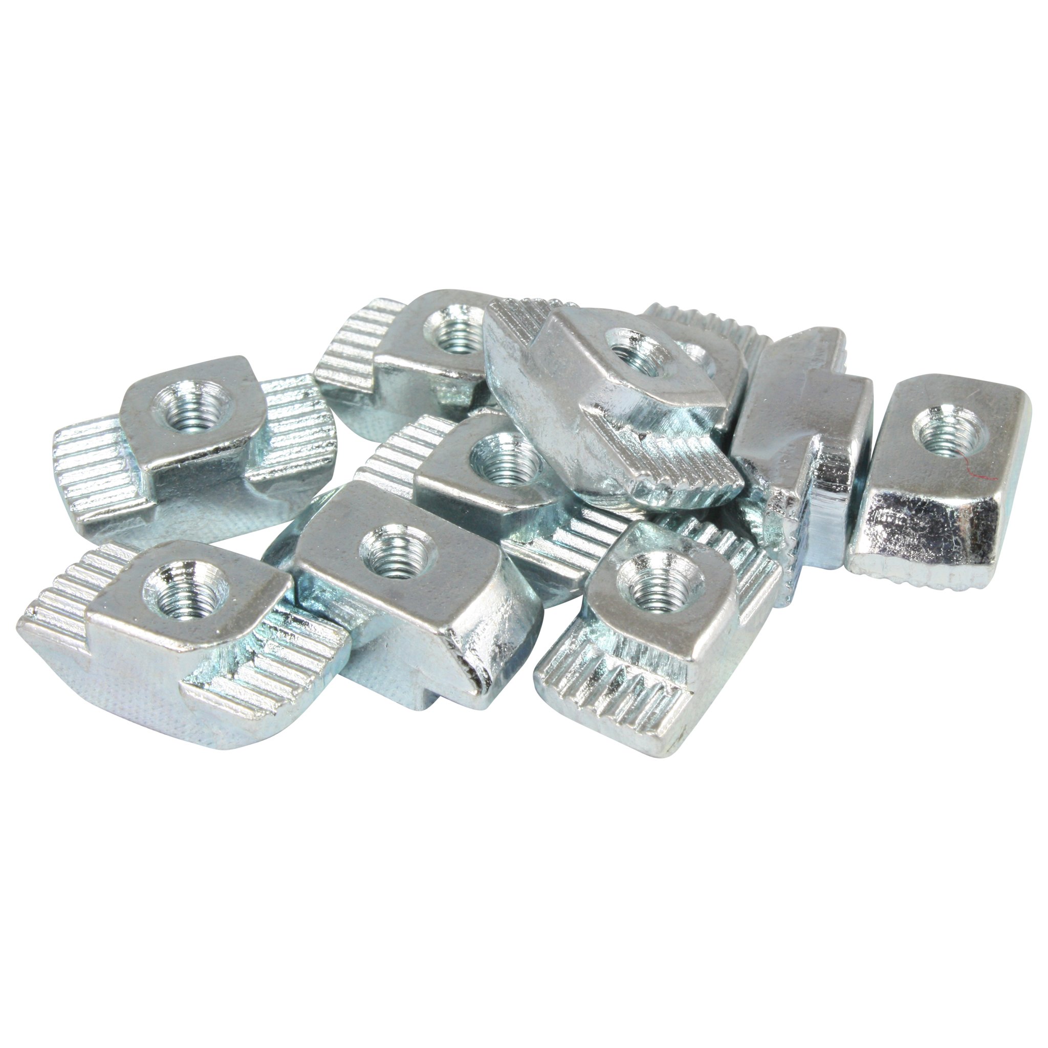 100x Hammer Nut 10 - Type B - M4 Bar 3.0 mm Galvanised Steel