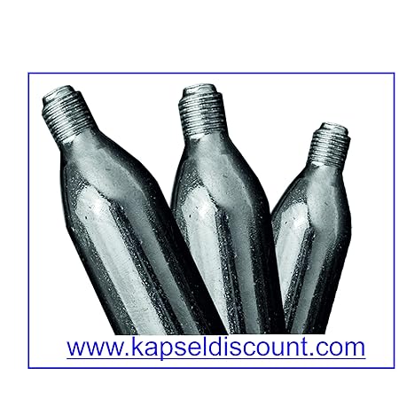 30 Stück CO2 Kapseln mit Gewinde 16g CO2, für Luftpumpen