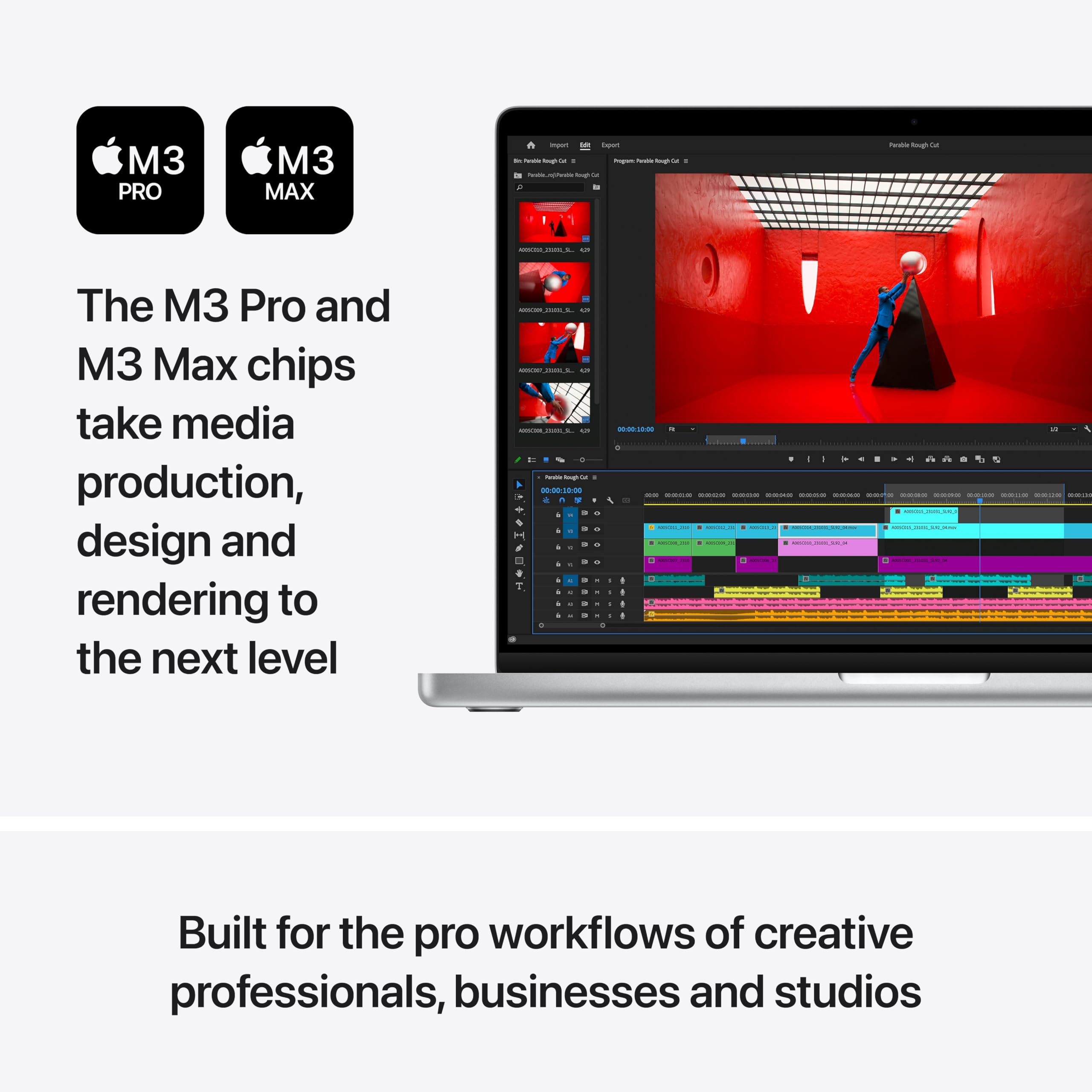 Apple 2023 MacBook Pro laptop M3 Pro chip with 12‑core CPU, 18‑core GPU: 16.2-inch Liquid Retina XDR display, 18GB unified memory, 512GB SSD storage. Works with iPhone/iPad; Silver