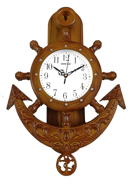 Mixer Retro Metal Pendulum Wall Clock Vintage Look Wall Art