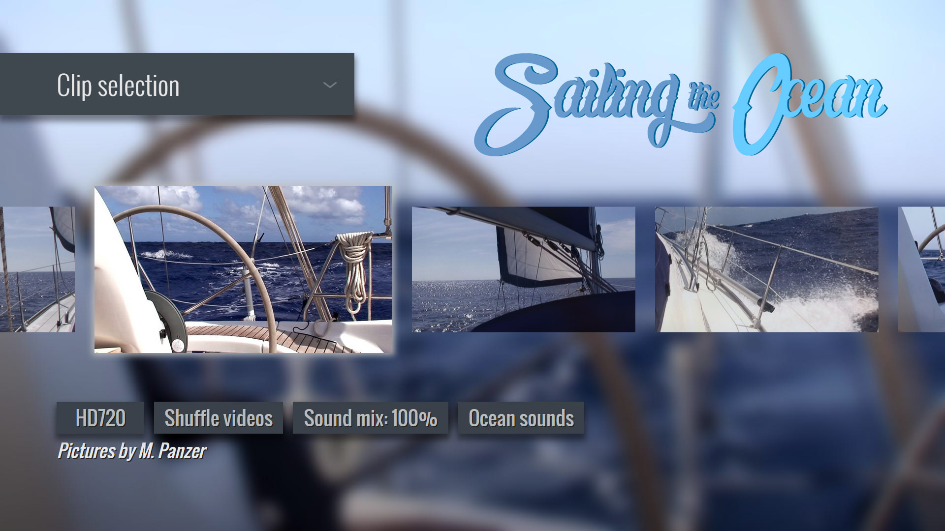 Sailing The Ocean HD (1 hour video, sound & music) - Thumbnail 2