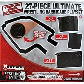 27-Piece Ultimate Wrestling Barricade Playset - Ringside Exclusive Wrestling Action Figure Accessories