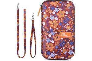 VanFn RFID Travel Passport Wallet, Family Passport Holder, Trip Document Organizer P.Travel Series