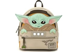Loungefly Star Wars Baby Yoda The Mandalorian Womens Double Strap Shoulder Bag Purse