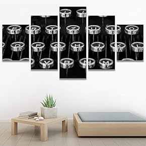 SIGNWIN 5 Panel Canvas Wall Art Modern Art...