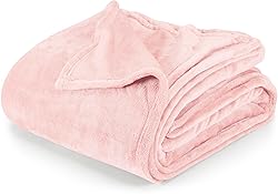 Utopia Bedding Pink Fleece Blanket Queen Size