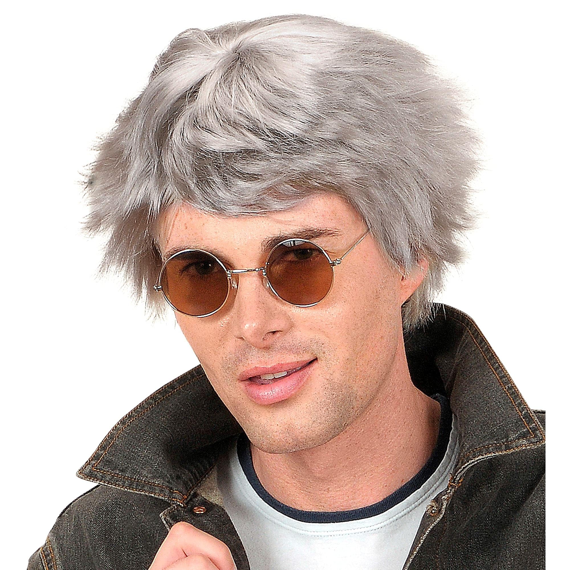 Beat Grey Wig for Hair Accessory Fancy Dress