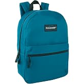 Trail maker Classic 17 inch Backpacks with Adjustable Padded Straps | School Backpacks for Girls, Boys (Blue)