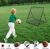 Amazing Tour Football Rebounder - Adjustable Steel Frame Net Practice Trainer view 3