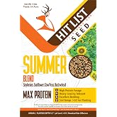 HIT LIST SEED Summer Food Plot Seeds for Deer - Annual Mix - High Protein - Soybeans, Sunflowers, Cow Peas, Buckwheat - 5 lbs