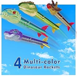 Gizzjoy Dinosaur Toy Rocket Launcher for Kids