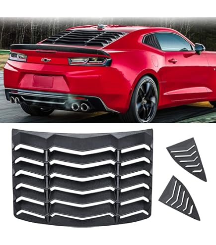EKO Camaro VR HSS ケース付 状態良好品　レアモデル Amazon.com: Rear & Side Window Louver Cover for Chevy Camaro 2016