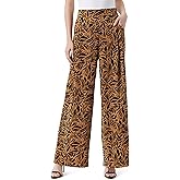 Jessica Simpson Women's Winnie High Rise Elastic Waist Wide Leg Pant Standard