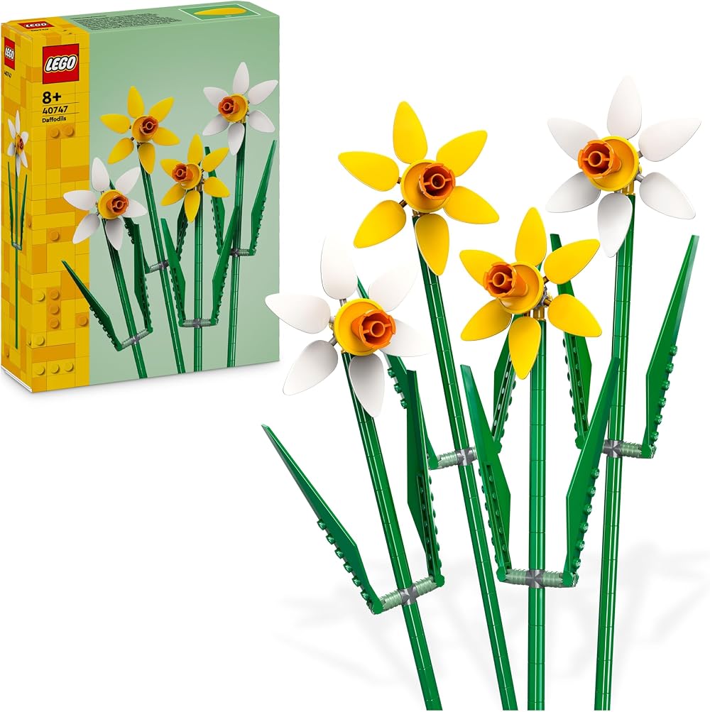 LEGO Botanicals Daffodils - Faux Flowers Building Set