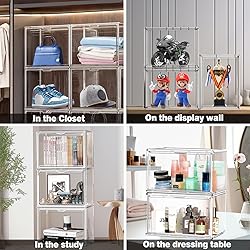 DAYOOH X-Large Clear Plastic Boxes for Big