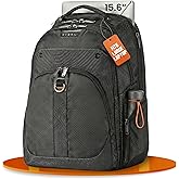 EVERKI Atlas Business 29.5L Laptop Backpack – Travel-Friendly Business & Office, Professional Backpack for Men & Women, Durable Computer Bag with Adjustable Padded Compartment, Fits 11"-15.6", Black