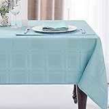 JUCFHY Soild Plaid Jacquard Spring Table Cloth