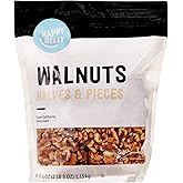 Amazon Brand - Happy Belly California Walnuts Halves and Pieces, 40 ounce