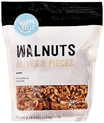 Happy Belly California Walnuts, Halves and