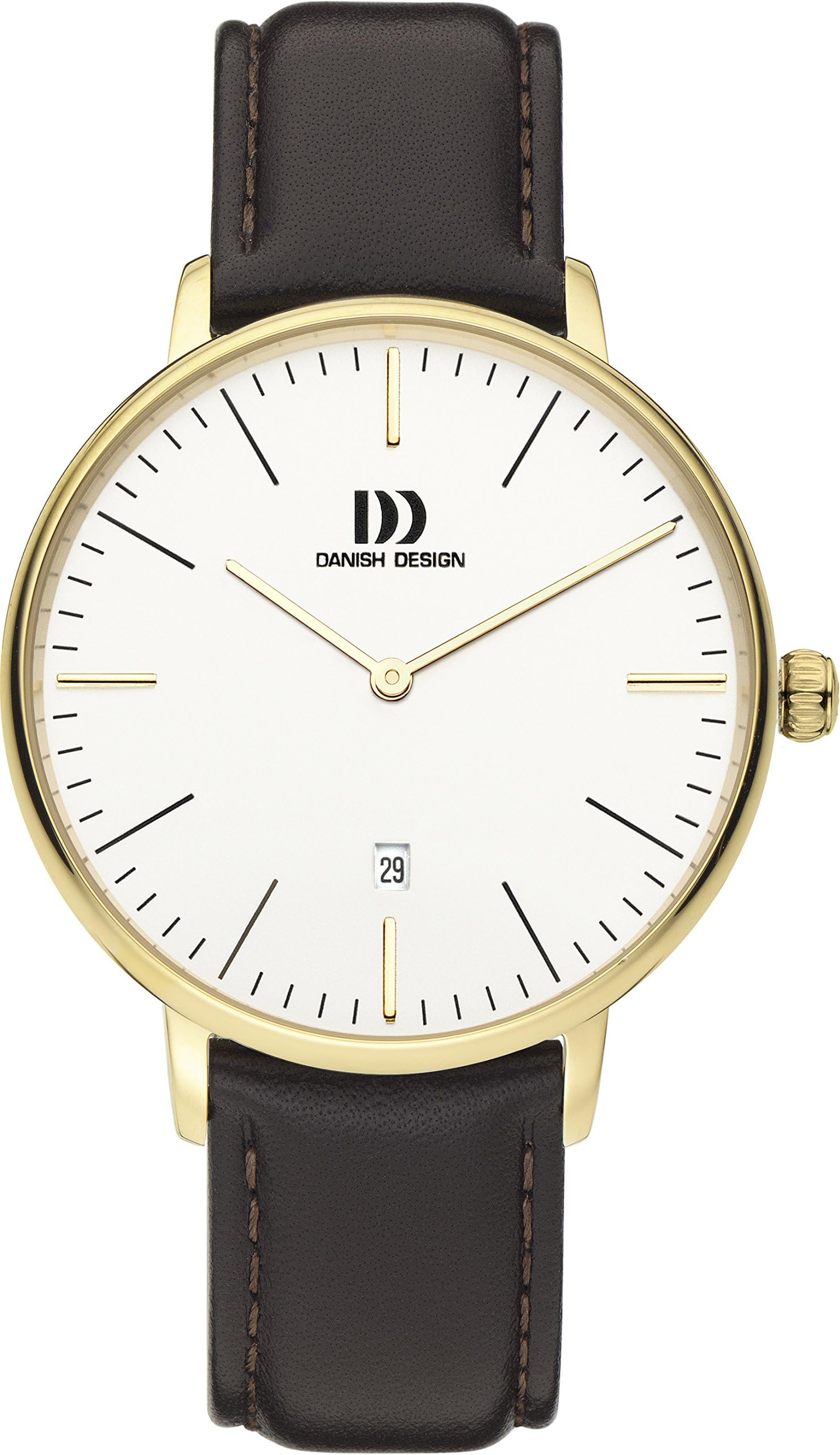 Men's Analogue Quartz Watch with Leather Strap DZ120599