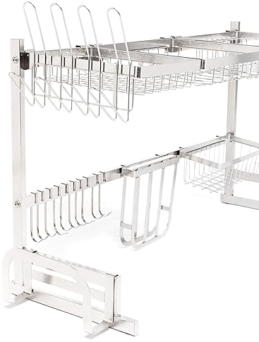 Amazon.de: Kitchen Hero Abtropfgestell über der Spüle – Abtropfgestell