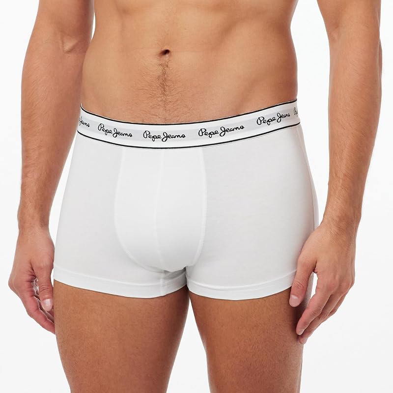 Herren Pepe Tk 3P Trunk Weiß, M (3 Stück), weiß, M