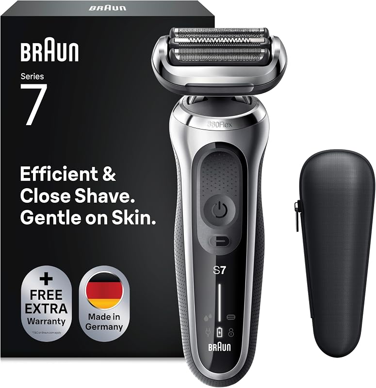 Homens de barbear elétrico Série 7, 71-S1000, prateado