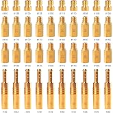 40PCS Carburetor Main Jet Slow Pilot Jet Kit for PWK Keihin OKO CVK Crab | Carburetor Jet Kit with 30 Main Jets and 10 Slow Jet for Nibbi Keihin PWK OKO CVK Crab
