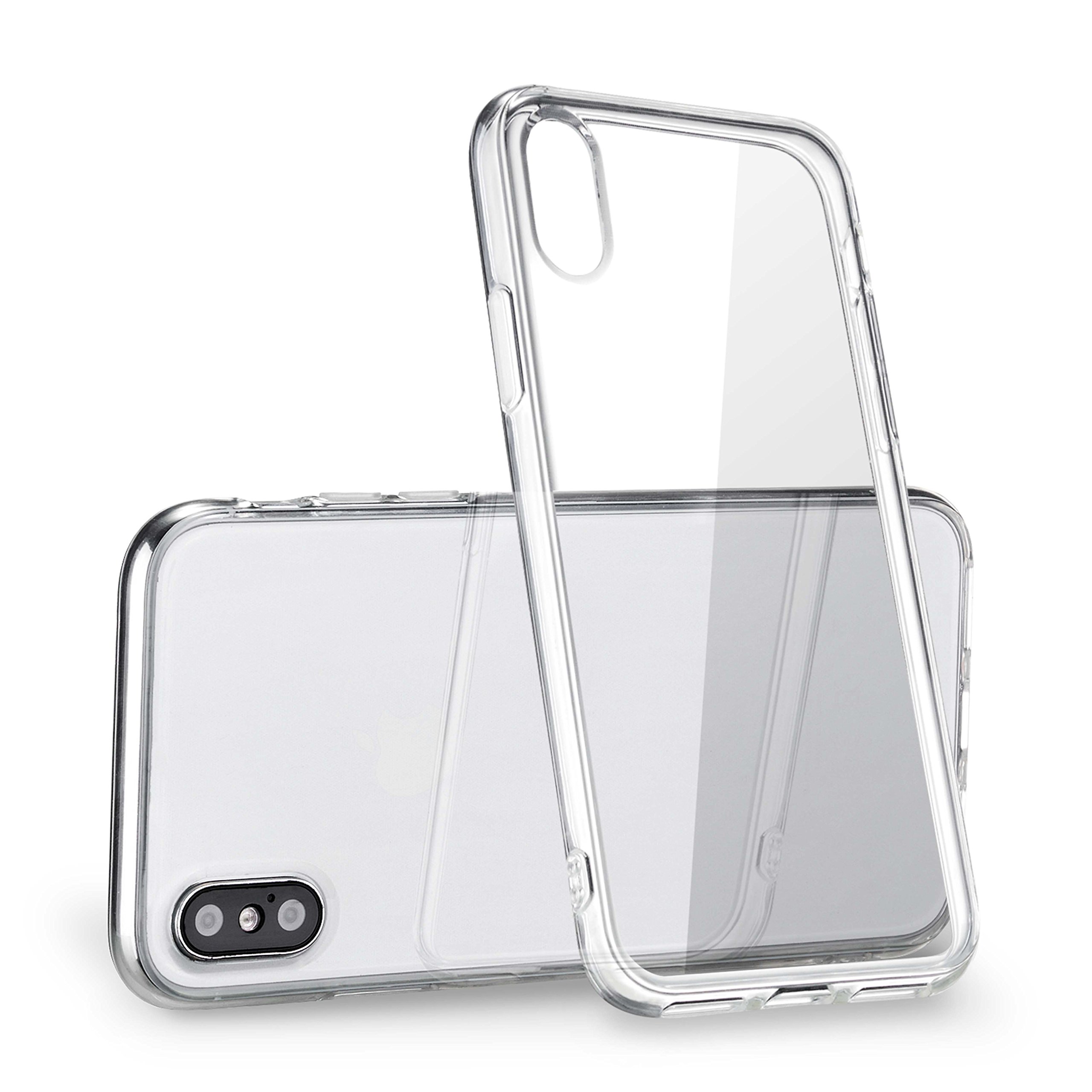technext020 for iPhone Xs Clear Case, Shockproof