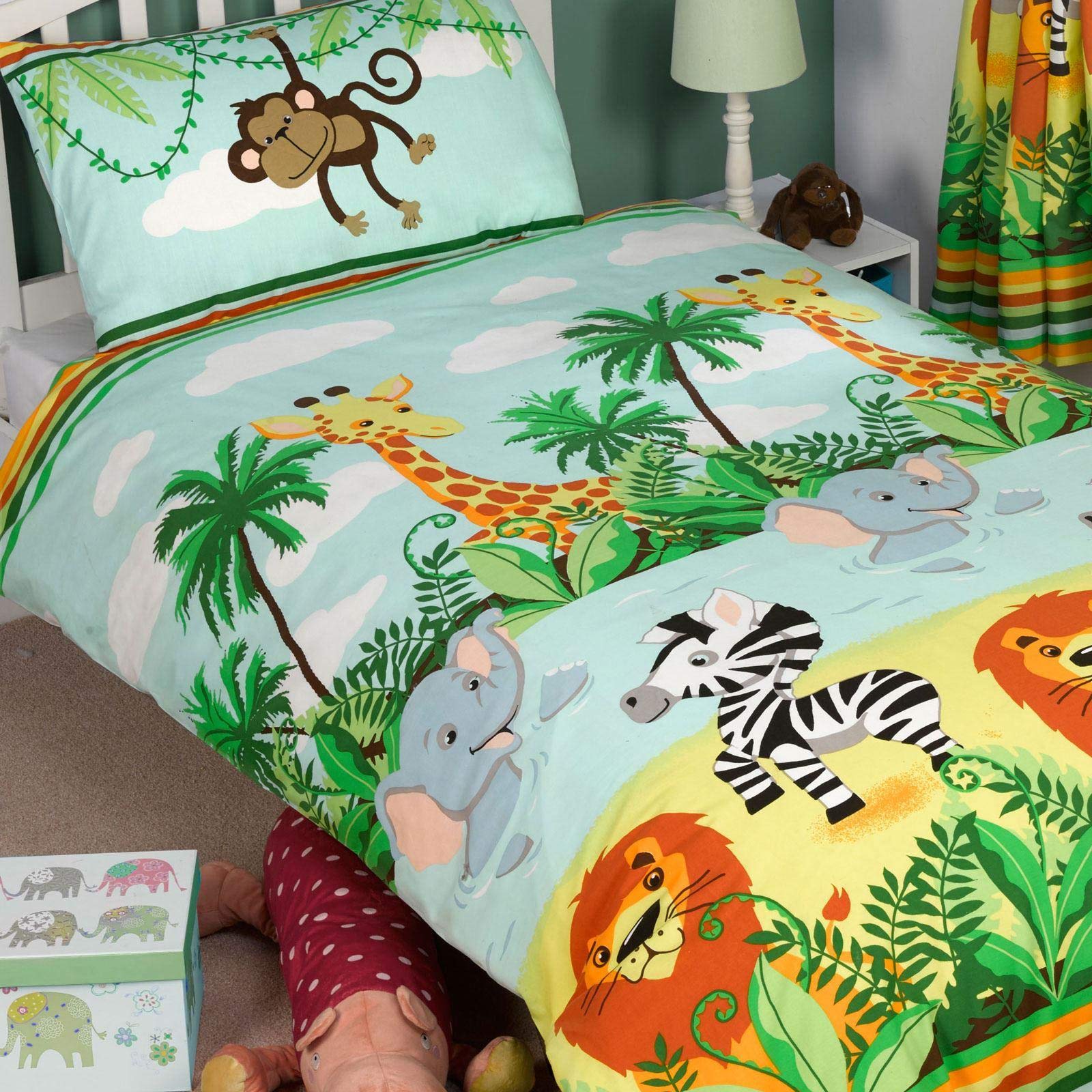 Jungle-Tastic Junior Duvet Cover and Pillowcase Set